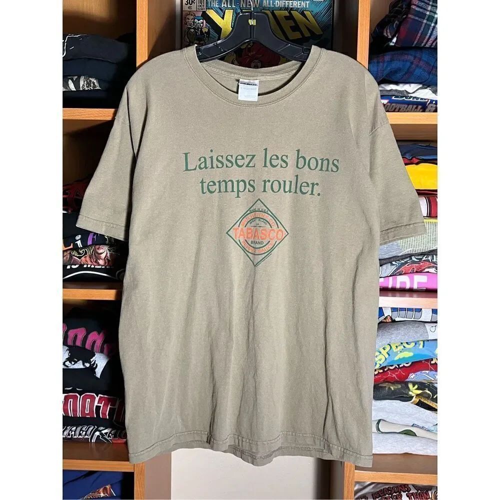 Vintage Y2K Tabasco Let The Good Times Roll Tee
